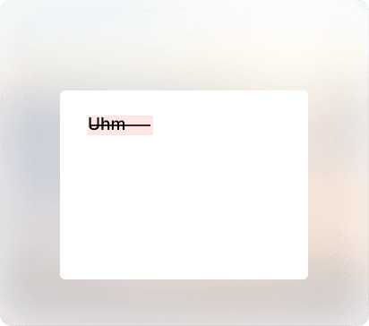 File, skill and agent names recognized in a transcript