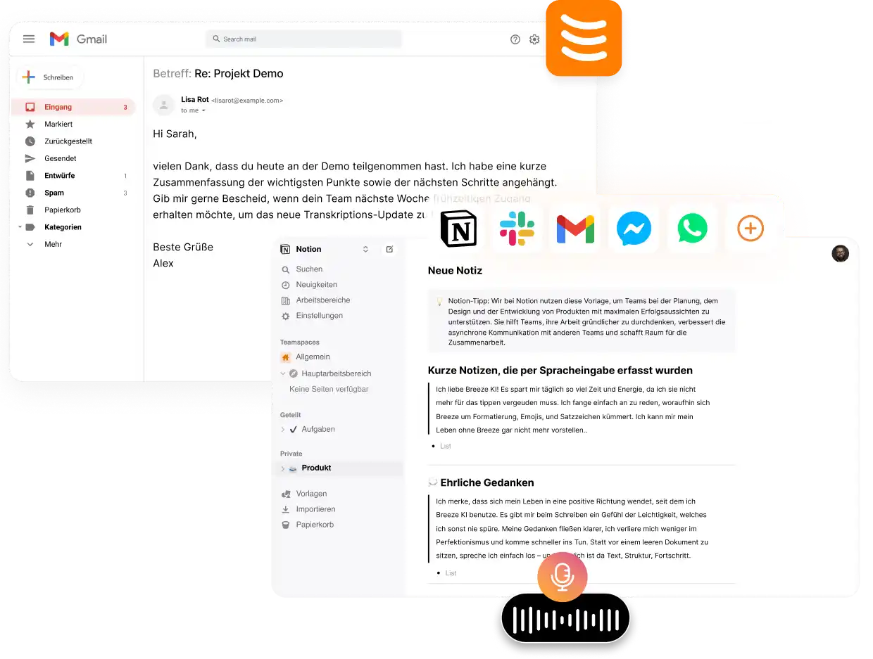 Voice Appear in action